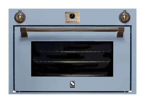 Steel תנור בנוי 90X60 ס''מ בגימור תכלת סדרת ASCOT תוצרת Steel דגם AF-E9